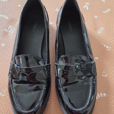 Black Patent Loafers