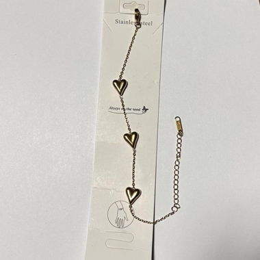 Gold Heart Bracelet
