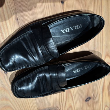 Mocassins Prada noirs