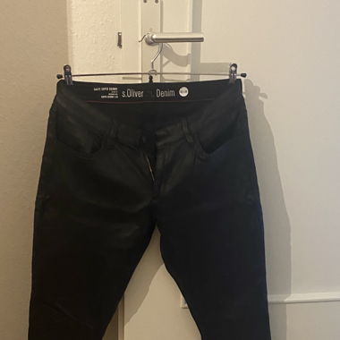 Jeans effet cuir