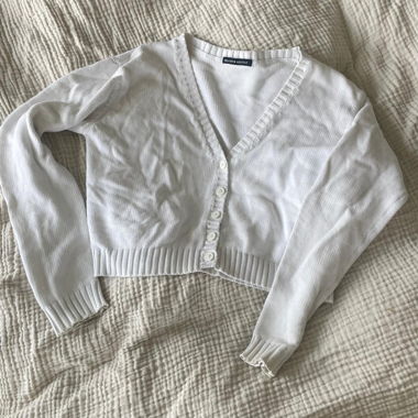 Brandy Melville weisser Cardigan