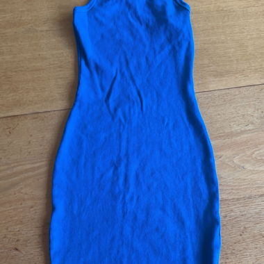 robe de cocktail bleu