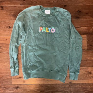 Sweatshirt PALTÒ vert avec trous