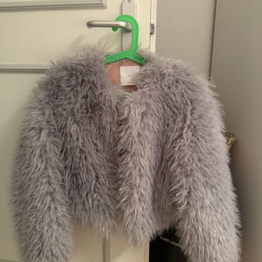 Festive Season - Giacca Teddy grigia di Mango