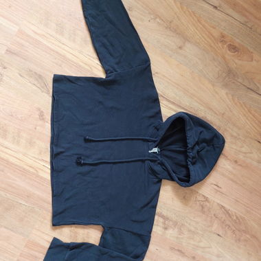 Pull à capuche noir