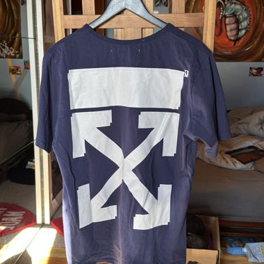Off-White c/o Champion T-shirt navy S
