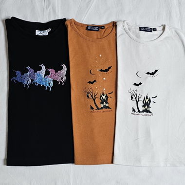 3er Set Kinder Langarmshirt