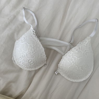 Reggiseno in pizzo bianco
