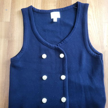Dunkelblaue Weste