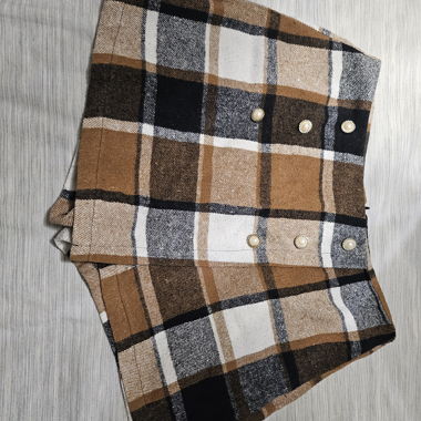 Brown Scottish Tweed Shorts