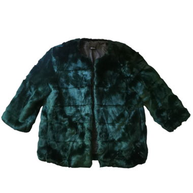 Giacca in ecopelliccia verde MAX&Co. M
