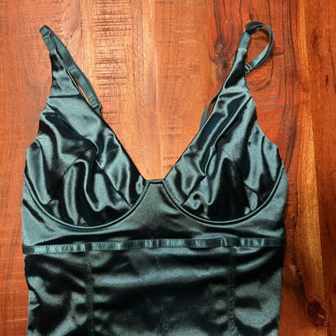 Forest green bodysuit