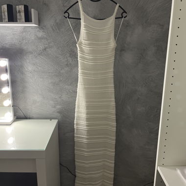 Beiges Strandkleid
