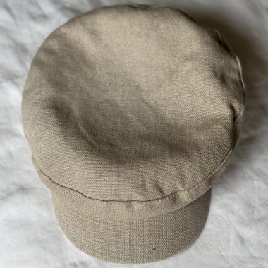Hippes Leinen Beret / Kappe