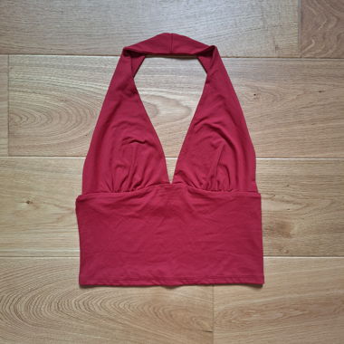 Pull&Bear Halter-Top Rot Cropped