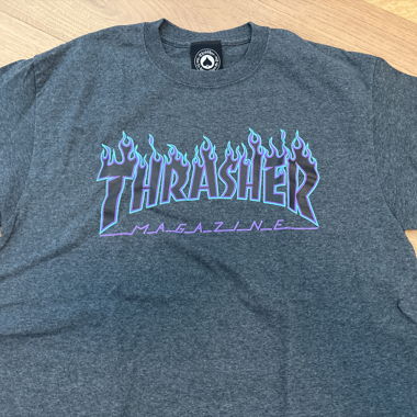 T-shirt Trasher Bleu