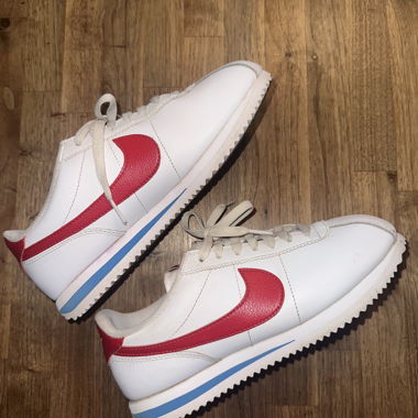 Baskets Nike Cortez - blanc, rouge, bleu