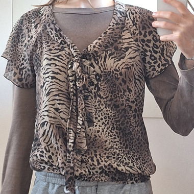 leoprint bluse