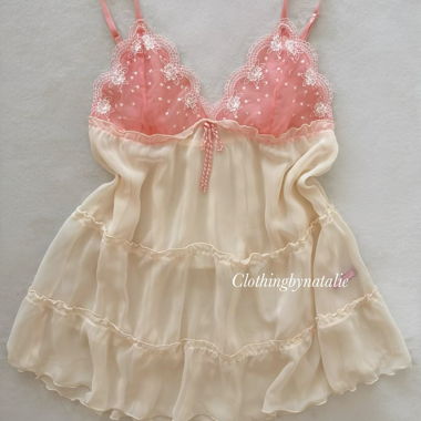 “Jessica Black” Babydoll in Chiffon Taglia S/M