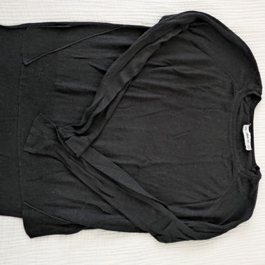 Maglione in sottile maglia nero