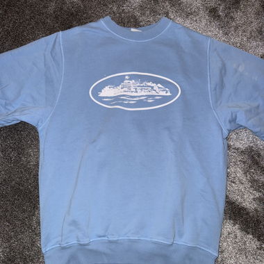Corteiz blue sweater size M