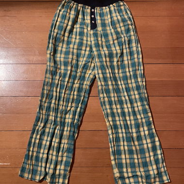 Plaid lounge pants