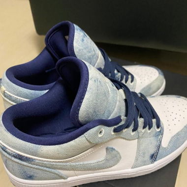 Jordan 1 low washed denim 
