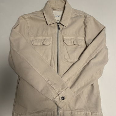 Veste beige avec poches