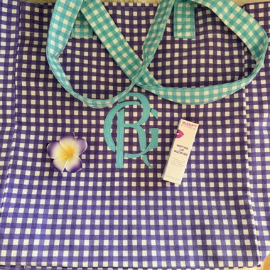 Peptide lip booster & tote bag & flower clip 