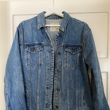 Oversized Jeansjacke, Pull&Bear
