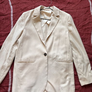 Blazer a righe sottili MNG