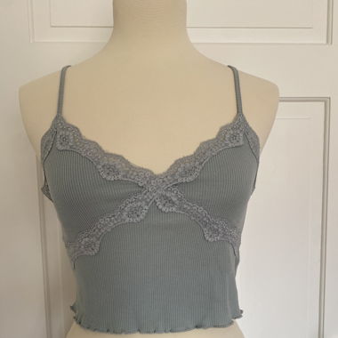 top turchese/blu