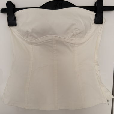 Korsett Top weiss