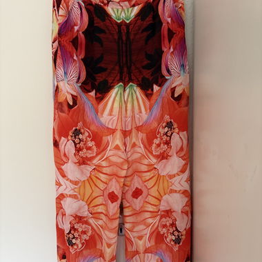 Flowy Floral Print Trousers
