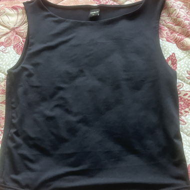 T-shirt noir simple zébra 