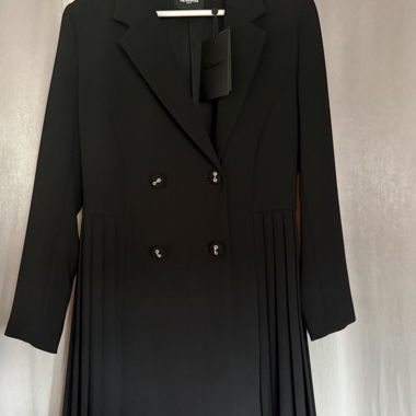 Blazer nero plissé di The Kooples