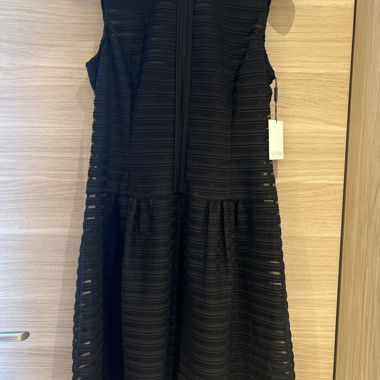 Calvin Klein Black vestito senza maniche strutturato