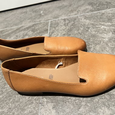 Genuine leather ballerinas