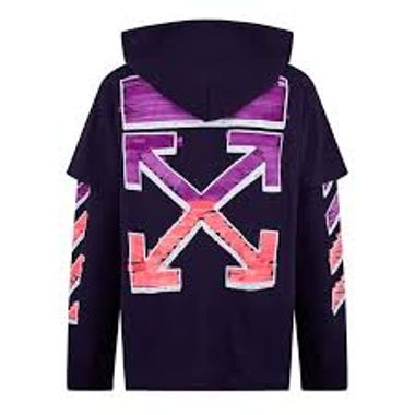 Off-White SS21 Purple Hoodie