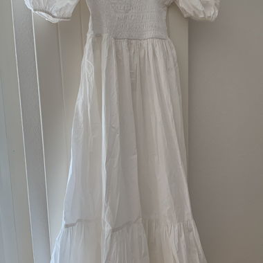 Robe blanche Ganni, 34