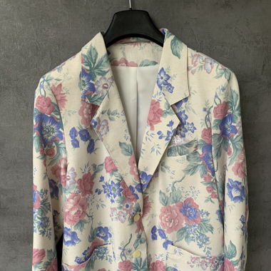 Blazer mit Blumenmuster