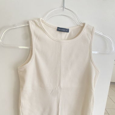 Crop Top weiss L-XL