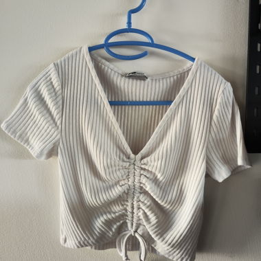 Camicia Crop Bianca