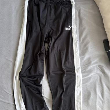 Pantaloni da allenamento Puma nero/bianco
