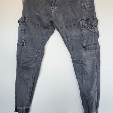 Pantalon cargo gris