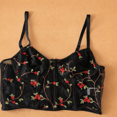 Top bustier ricamato SHEIN / S