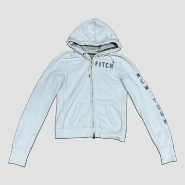 Abercrombie &amp; Fitch washed-out zip-up hoodie 