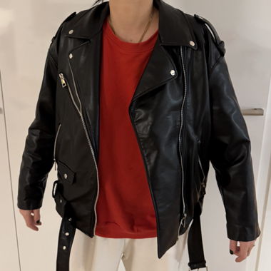 Oversize Bikerjacke Zara