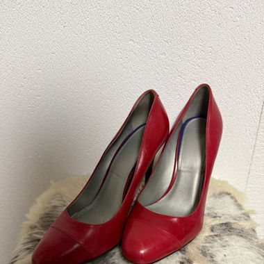 Hohe Schuhe rot