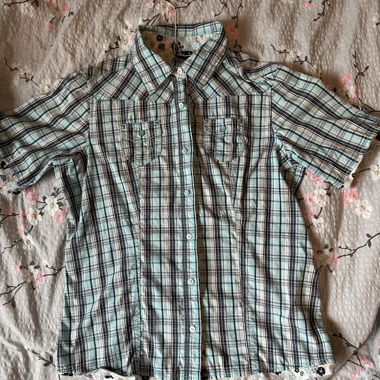 Camicia a quadri CECIL blu-bianco 
